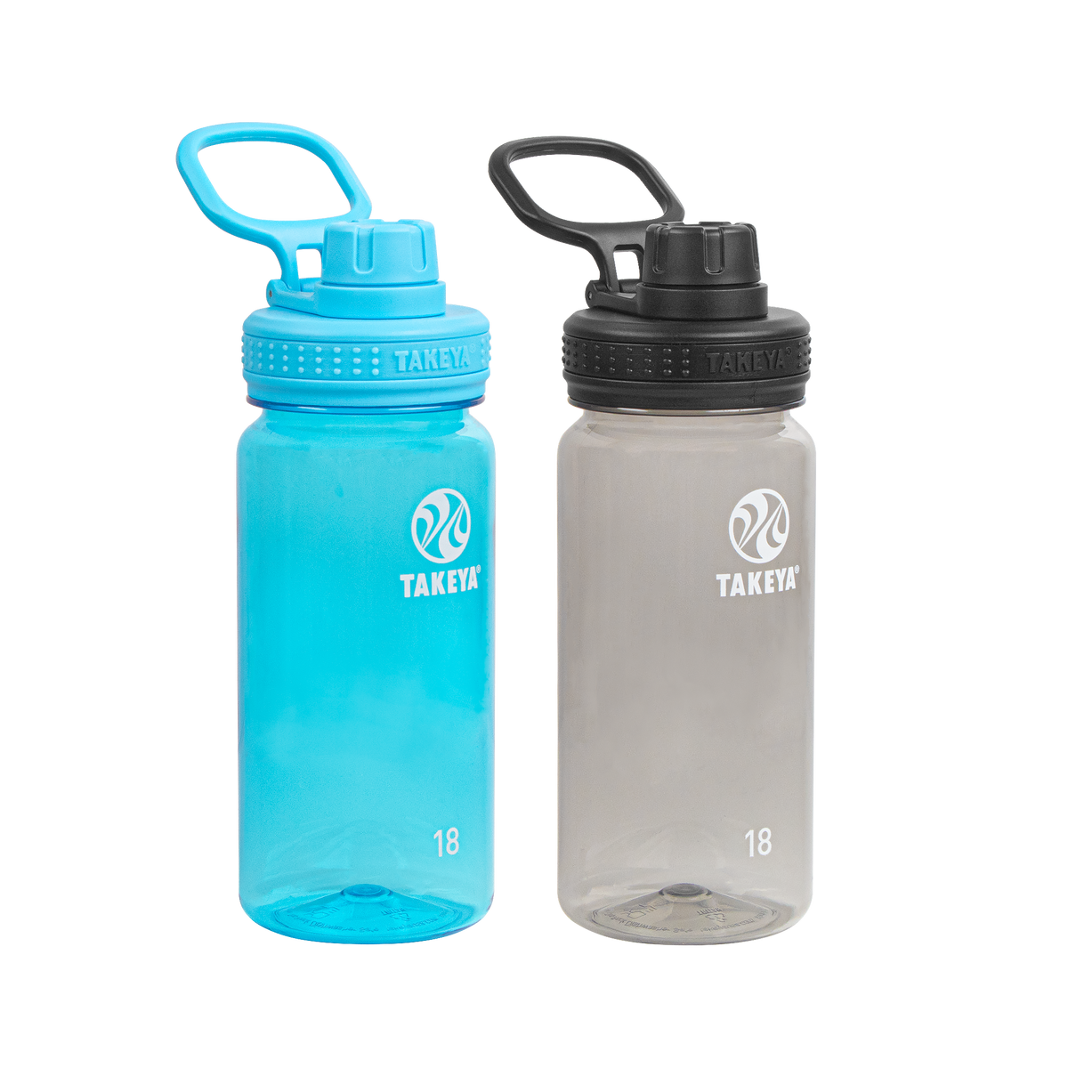 tritan-water-bottle-bundle-with-spout-lid-2-pack-b2 51476-Tritan-Spout-18-2pk-BreezyBlue-StormyBlack-Front_1.png