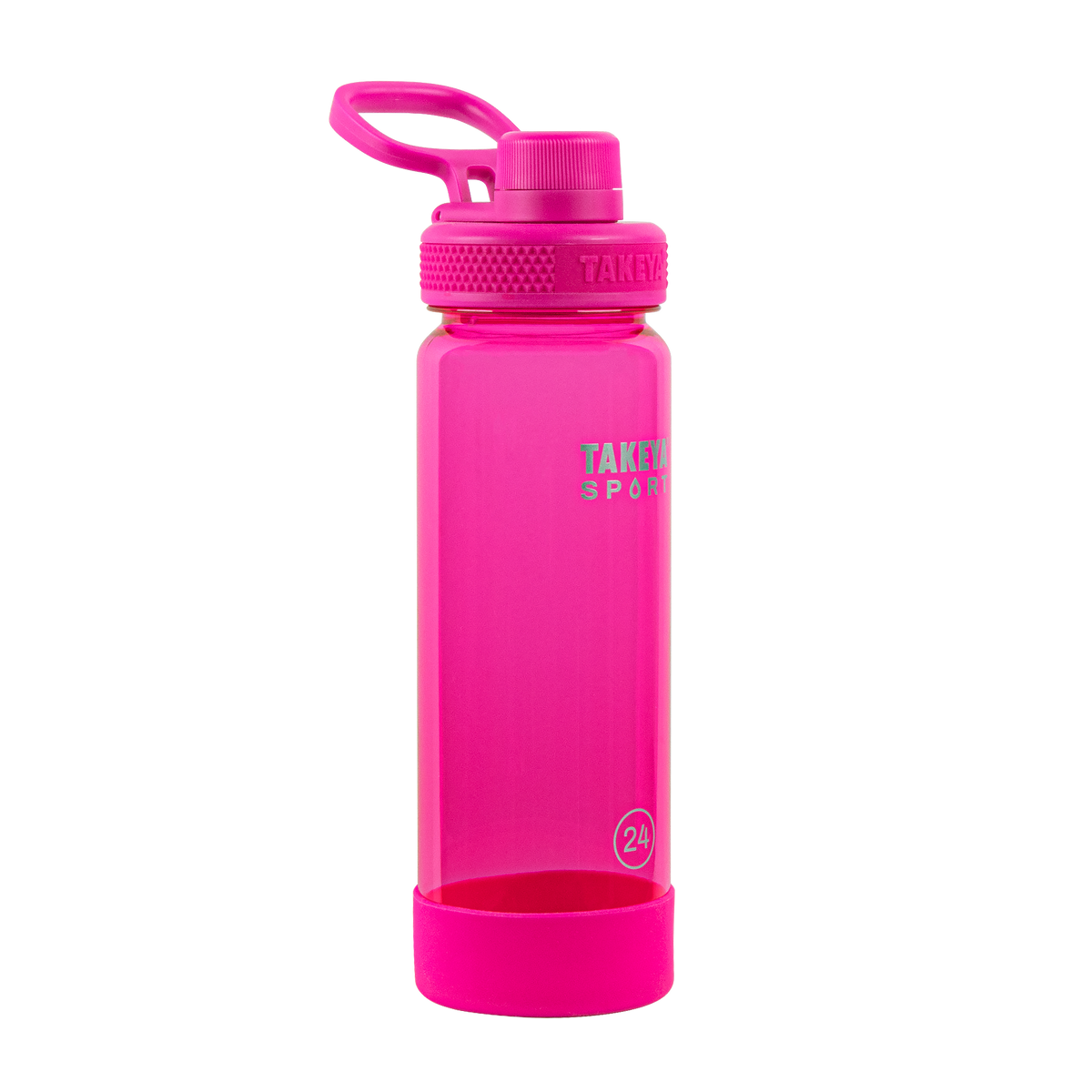 tritan-sport-water-bottle-with-spout-lid-o8 51671-TKS-Tritan-Spout-24-PinkSweep-frontangle.png