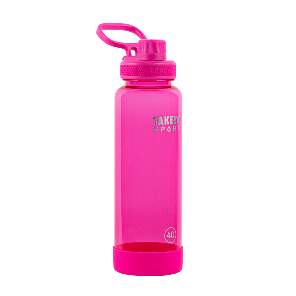 tritan-sport-water-bottle-with-spout-lid-o8 52030-TKS-Tritan-Spout-40-PinkSweep-frontangle.png