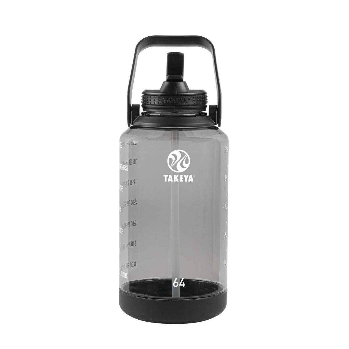 tritan-motivational-water-bottle-with-straw-lid-m0 54145-Tritan-Straw-Motivational-64-StormyBlack-front.png